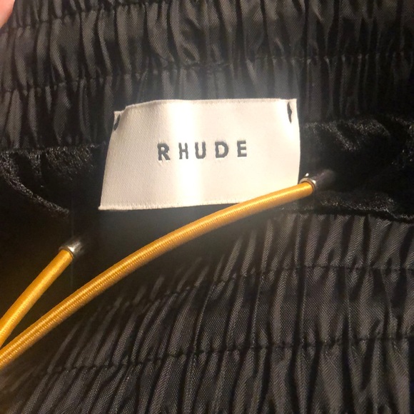 RHUDE nylon black and red joggers Size L - Picture 2 of 7